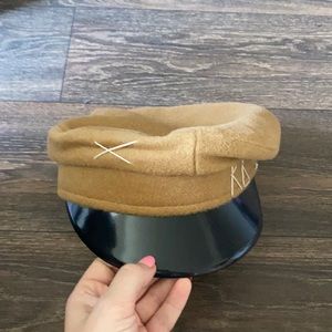 RUSLAN BAGINSKIY Baker Boy Cap Camel Large